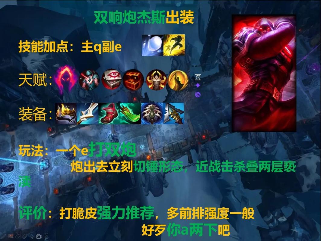 LOL杰斯核心出装策略:探讨最新装备搭配与技能运用之道