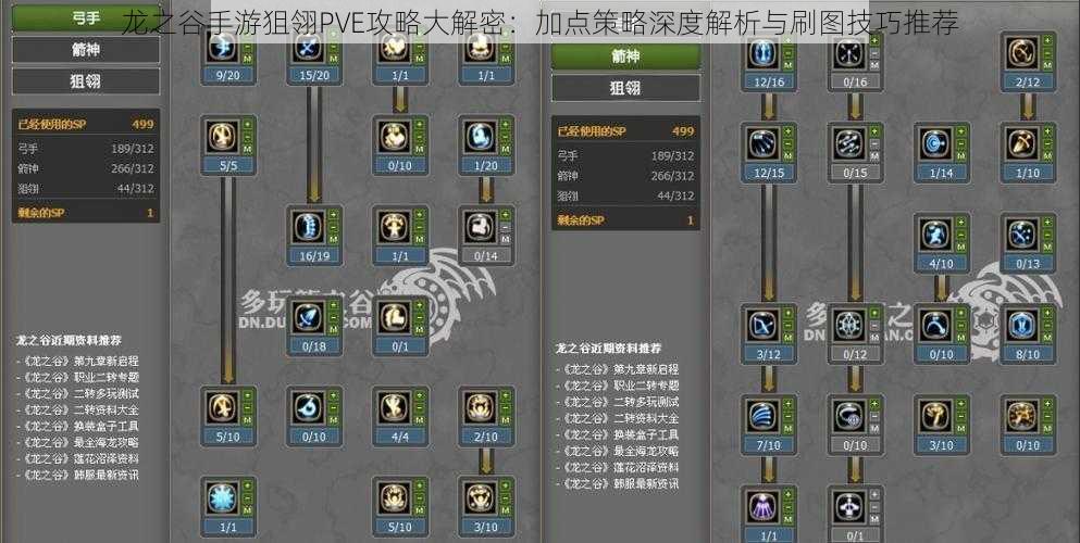 龙之谷手游狙翎PVE攻略大解密:加点策略深度解析与刷图技巧推荐