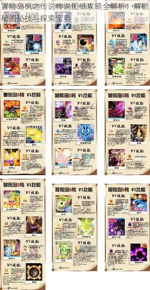 冒险岛枫之传说传说图纸攻略全解析:解锁秘图秘技与探索宝典