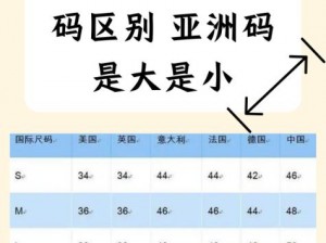 亚洲M码和欧洲码的区别—亚洲 M 码和欧洲码的区别是什么？