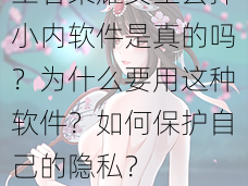 王者荣耀女生去掉小内软件是真的吗？为什么要用这种软件？如何保护自己的隐私？