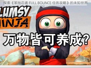 探索《笨拙忍者 FULL BOUNCE 任务攻略》的未知世界