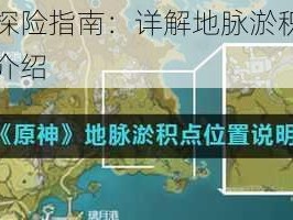 原神世界探险指南：详解地脉淤积点攻略与坐标位置介绍