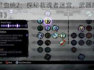 《暗黑血统2：探秘裁魂者迷宫，武器魔化之路心得》