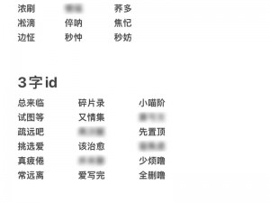 女朋友妈妈的双字 ID5 有何深意？为何如此特别？