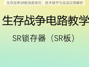 生存战争SR板深度探究：技术细节与实战应用解析