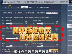 精英v2实战教程：刻度对比助你实现精准射击，枪枪命中