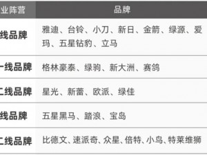 2023国产一线二线三线区别【2023 年国产一线、二线、三线品牌有何区别？】