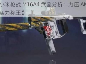 《小米枪战 M16A4 武器分析：力压 AK47，实力称王》