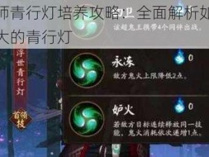 阴阳师青行灯培养攻略：全面解析如何培养强大的青行灯