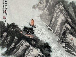 山水三叠(山水三叠：层林尽染间的诗意画卷)