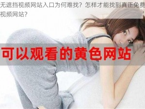 免费无遮挡视频网站入口为何难找？怎样才能找到真正免费无遮挡的视频网站？