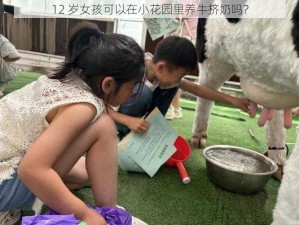 12 岁女孩可以在小花园里养牛挤奶吗？