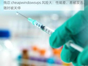 残忍 cheapwindowsvps 风险大：性能差、易被攻击、随时被关停