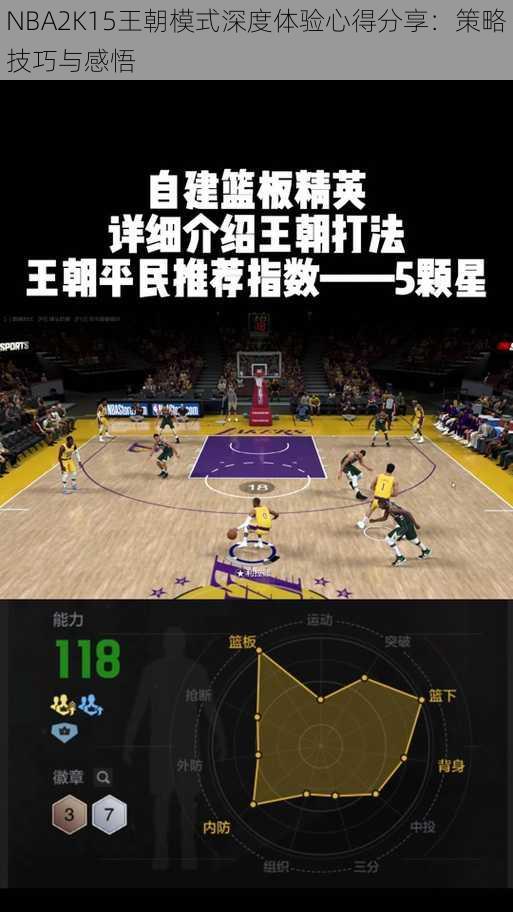 NBA2K15王朝模式深度体验心得分享：策略技巧与感悟