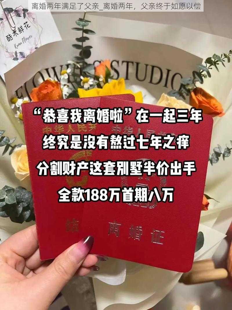 离婚两年满足了父亲_离婚两年，父亲终于如愿以偿