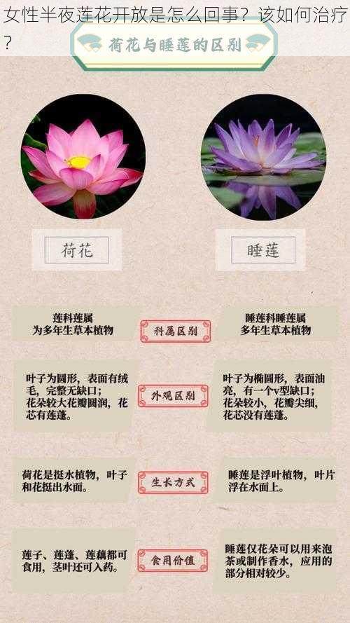 女性半夜莲花开放是怎么回事？该如何治疗？