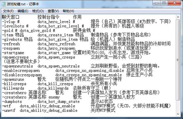 《DOTA单机版命令大全详解与操作指南》