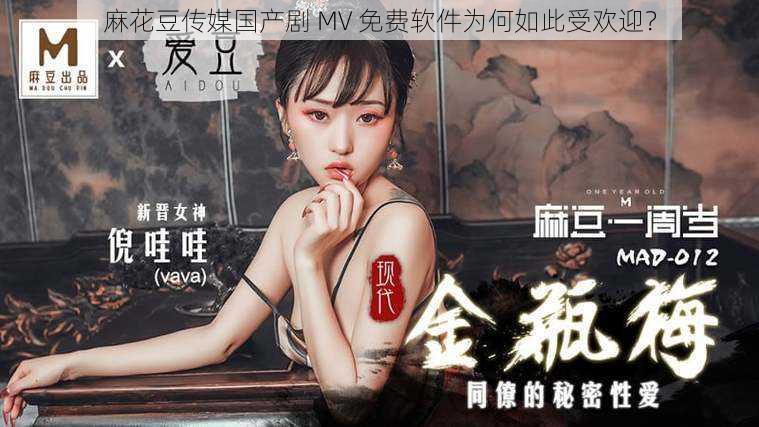 麻花豆传媒国产剧 MV 免费软件为何如此受欢迎？