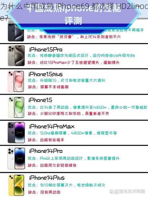 为什么中国成熟 iPhone69 都选择 HD2linode？