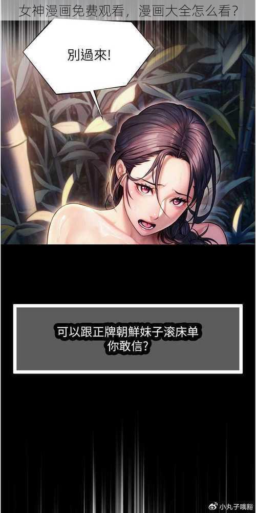 女神漫画免费观看，漫画大全怎么看？