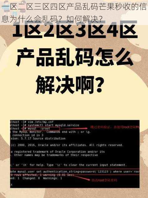 一区二区三区四区产品乱码芒果秒收的信息为什么会乱码？如何解决？