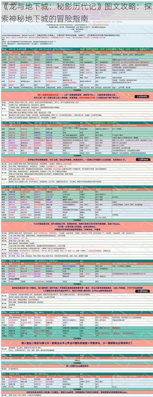 《龙与地下城：秘影历代记》图文攻略：探索神秘地下城的冒险指南