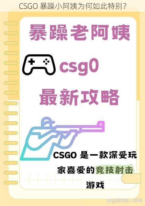 CSGO 暴躁小阿姨为何如此特别？