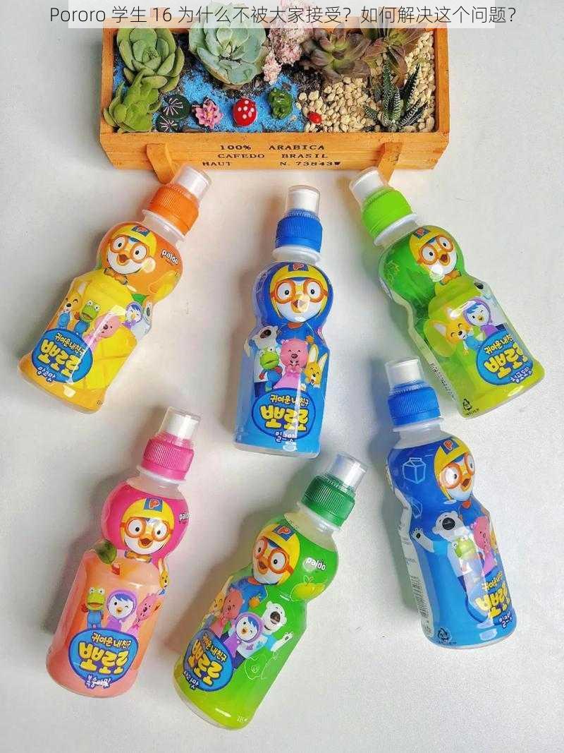 Pororo 学生 16 为什么不被大家接受？如何解决这个问题？