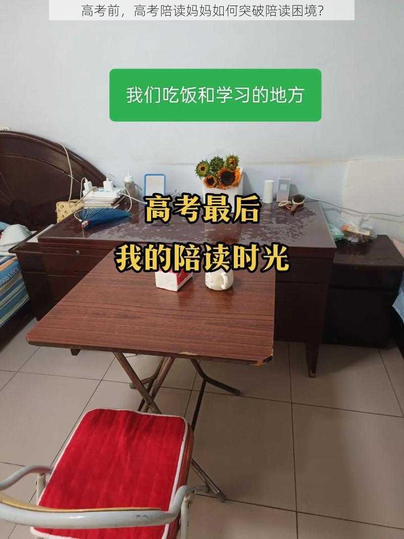 高考前，高考陪读妈妈如何突破陪读困境？