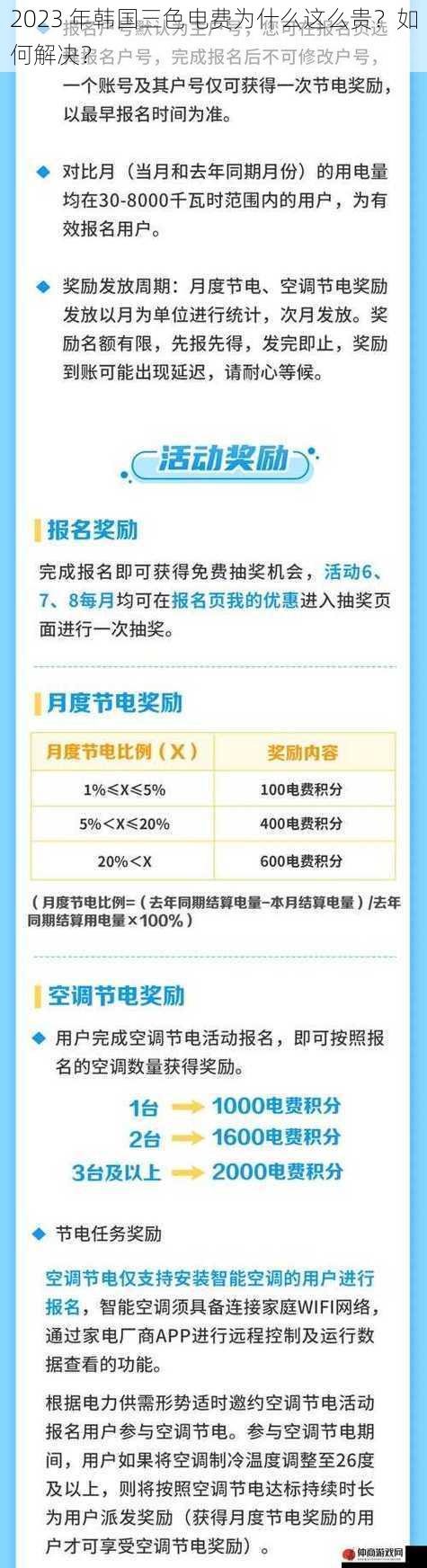 2023 年韩国三色电费为什么这么贵？如何解决？