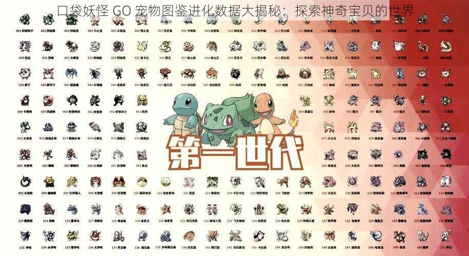 口袋妖怪 GO 宠物图鉴进化数据大揭秘：探索神奇宝贝的世界